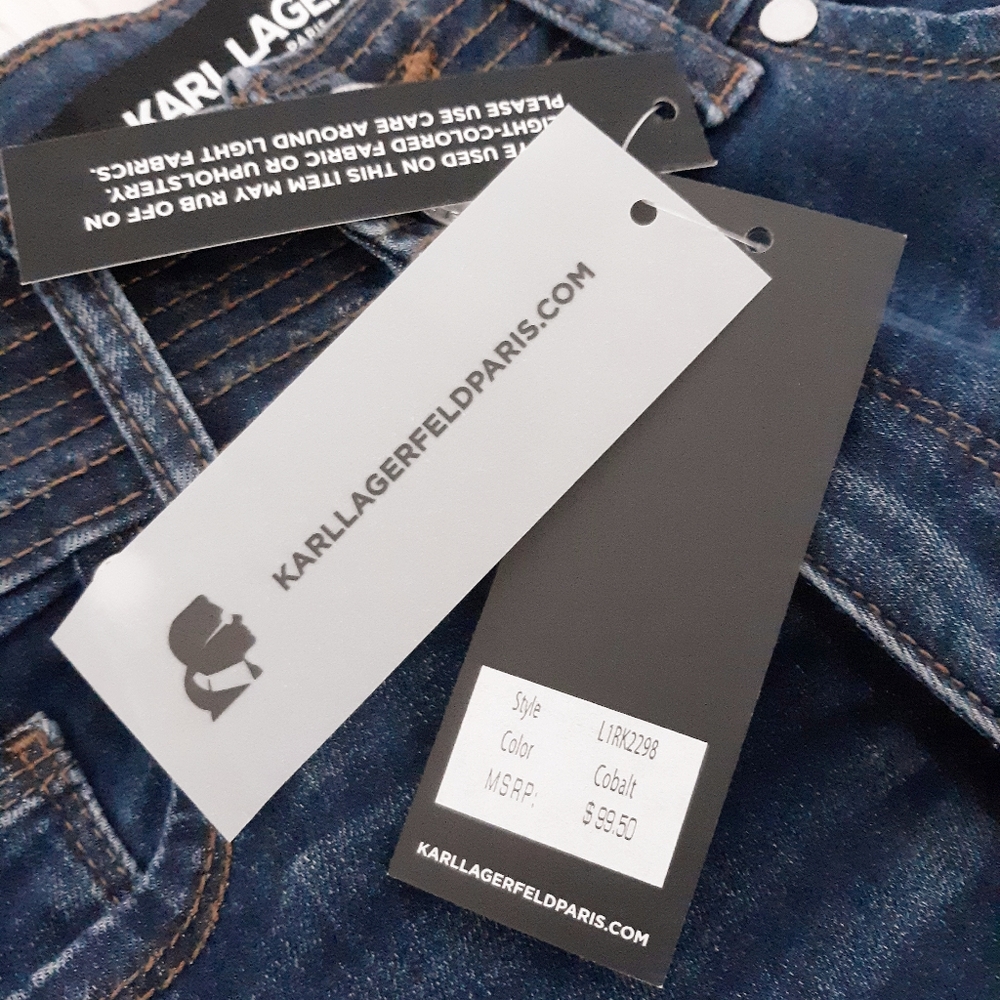๐HP๐ NWT Karl Lagerfeld Skinny Jeans - Picture 6 of 7